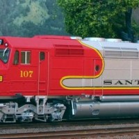 EMD FP45 ATSF #107