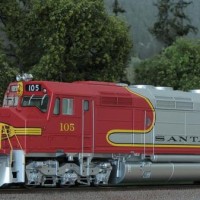 EMD FP45 ATSF #105