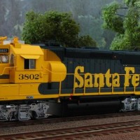 EMD GP40X ATSF #3802