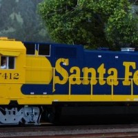 GE 8-40B ATSF #7412
