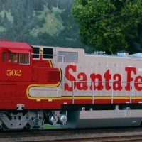 GE 8-40BW ATSF #502