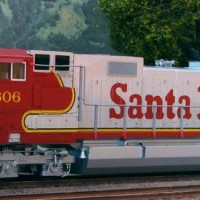 GE 9-44CW ATSF #606