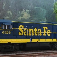 GE U23B ATSF #6324