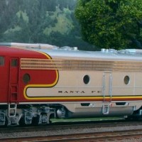 EMD E8m ATSF #80