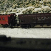 My first time working in N scale.