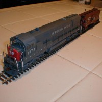 I'm putting together SP iron ore trains that connected with the Eagle Mountain RR.  The SP used U28C's so I am detailing some Athearn U28c's for the train.