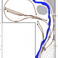 North end of the layout - Chestnut Hill area.