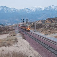 Waiting on the BNSF Christmas train