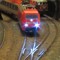Roco N-Scale BR101 with xenon lights  and power pack