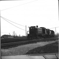 Rock Island #455 Diesel Switcher. Unknown location, Memphis.