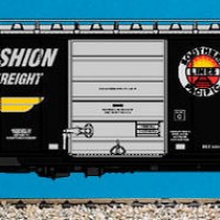 S.P. Black Widow Box Car 40' with 8' Panel Superior Door (for Gold Coast Station)