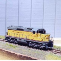 An Atlas N scale UP SD24 # 416.