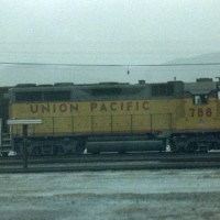 Union Pacific GP35 #788 which was formerly WP #3008 in Milpitas, Ca.