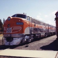 Western Pacific FP7 #805-A at the Western Pacific Railroad Museum in Portola, Ca.