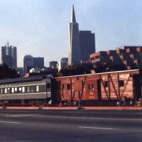 Sacramento Northern bay window caboose #1642.