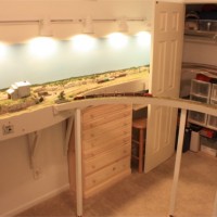 Return loops in closet and freestanding