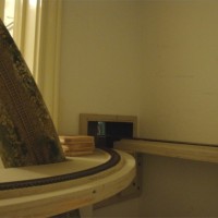 The hole through the closet wall