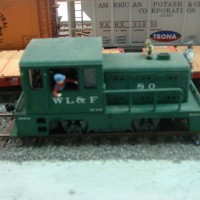 GE 25 ton (AHM 1975 HO model converted to S)