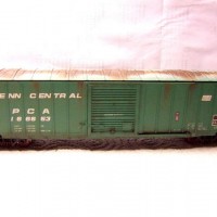 Atlas PC 50' ACF Precision Design Boxcar, weathered.
