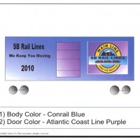 SB Rail Lines 10th Anniversary car