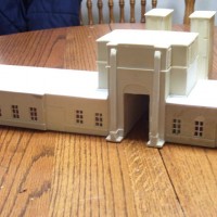 Front or the East side of the Moffat tunnel with the roof on. Still lots to do, but im getting there.