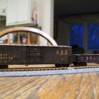 The other side of the CSX Boxcar and CSX Gondola