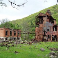 Remains of the Boiler House at Cass, WV