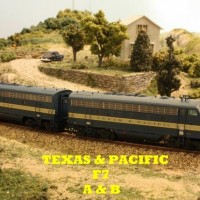 A couple of my model train buddies had a "limited run" of Texas and Pacific's F-7's made by InterMountain.  They came by to test run them on my layout, they were so cool.  My congratulations to IM on this run, nice job.