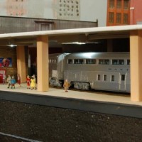 Pulling out of the station