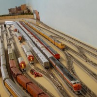 A full yard, with lots of Santa Fe power