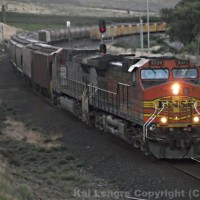 BNSF 5320 West at Avery, WA on the BNSF Fallbridge Subdivsion