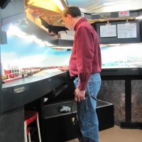 January 19th, 2012: Len Thompson with X8727 South at Slocan City