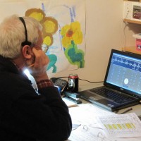 January 19th, 2012: Anthony Craig works the phone, trainsheet and Dispatchers "panel" simultaneously!
