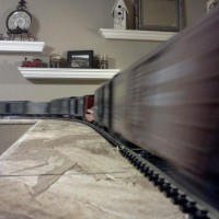 First train around the main line