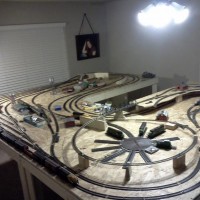 Testing trains on main