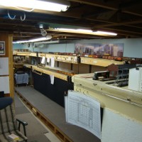 This is the north layout room with Hartford Yard on top and New Britain staging on lower deck