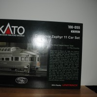 Finally! I've talked about my Kato Cali Zephyr and now there's a photo!