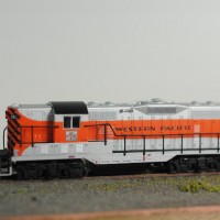 My new Atlas Western Pacific GP7. My first WP model was a GP7, #710.