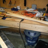 #9 - The new supports are marked, ready to be cut.  I am glad I bought some extra lumber!