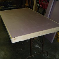 #19 - Here is the table completed, for the most part.  Now, to lay track!

20130121 1st Layout 09