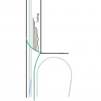 sketch of backdrop treatment for Gary Hinshaw's Tehachapi BC layout