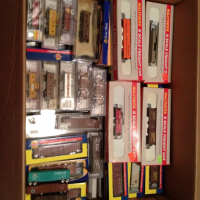 And here is the box, with everything in it. I might need to get another box soon!
