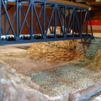 HARBOUR BOTTOM SPRAYED WITH FLECK STONE.