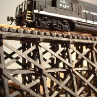 MY GP-20 ON THE TRESTLE.