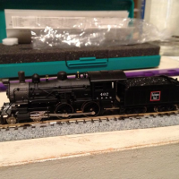 A new Model Power N scale 4-4-0. It's so tiny!