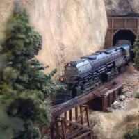 UP4023 Coming out of the High Sierra tunnel as this "Big Boy" makes its way onto the JACALAR