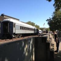Someof the passenger cars used at the Cal State Railraod Museum.