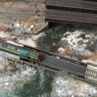 Central Valley Models plate girder bridges.