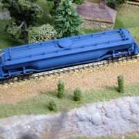 75' Whale belly Tank Car designed by southernnscale and printed at shapeways