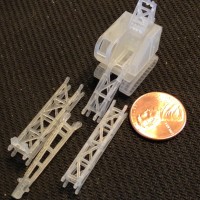 US Army crane printed at Shapeways designed by southernnscale